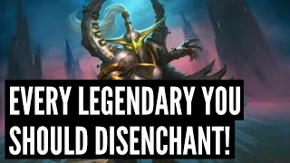 Every LEGENDARY that's leaving Standard that you should DISENCHANT!