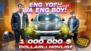 O'zbekistonning Eng Boy va Eng Yosh Strimmeri! 2.000 000$ Dollarli Hovlisi!