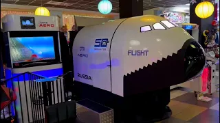 VR  аттракцион симулятор самолета. Новинка в индустрии развлечений.