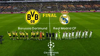 UEFA Champions League (UCL) 2024 - Borussia Dortmund vs Real Madrid | Full Match | PES [4K60]