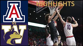 #5 Arizona vs Washington Full Game Highlights NCAA Basketball 2022/2023