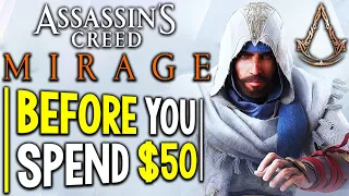 BEFORE You Spend $50 - HUGE Things to Know About ASSASSIN'S CREED MIRAGE!