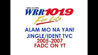 (DWRR-FM) WRR 101.9 For Life! Jingle "Alam Mo na Yan!" by Vhong Navarro (2005-2007) TVC