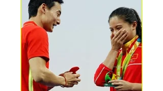 Watch Two Olympic Divers Get Engaged at the Games