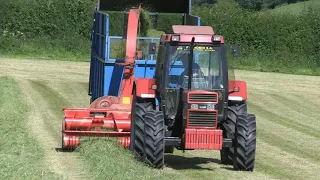 CASE IH 956XL TURBO AND TARRUP 106 FORAGER PART 1 OF 3