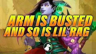 Arm is Busted and so is Lil Rag (and Garr and...) | Dogdog Hearthstone Battlegrounds