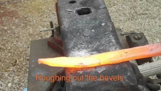 Blacksmithing - Forging a Sword PART 1