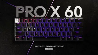 PRO X 60 LIGHTSPEED Gaming Keyboard with KEYCONTROL