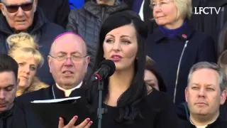 Hillsborough Vigil Liverpool 2016 - Abide With Me JFT96