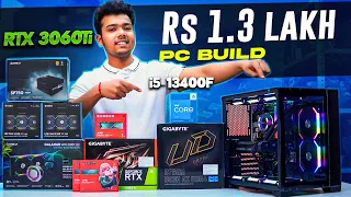 Rs 1.3 Lakh Lian Li Gaming & Editing PC Build | Intel i5-13400F & RTX 3060 Ti