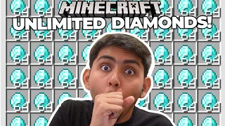 HOW TO GET UNLIMITED DIAMONDS IN MINECRAFT!