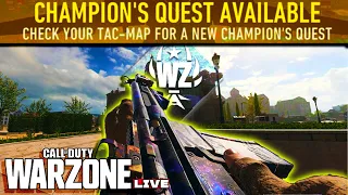 Live Call of Duty: Warzone Gameplay: Champion's Quest Available