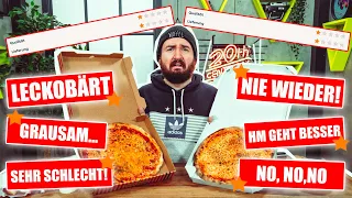 Wir BESTELLEN die BEIDEN SCHLECHTESTEN PIZZEN