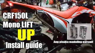 Ang Tamang Pag Lift Up ng Honda Crf150L Mono