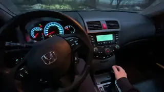 Память руля и опускание зеркала на задней Honda Accord 7