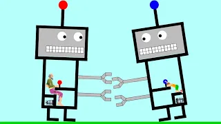 HAPPY ROBOTS! ► Happy Wheels #334