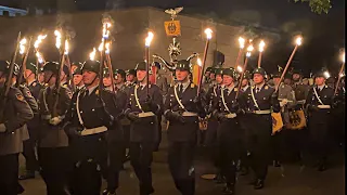 Yorckscher Marsch: Einmarsch des Wachbataillons beim Großen Zapfenstreich 28.08.2023 - Bundeswehr