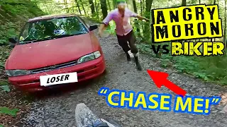Stupid & Angry Man Vs Dirt Biker - Redneck Chases Motorcycle 2022