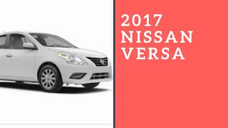 2017 Nissan Versa interior review