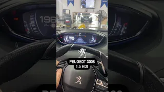 Peugeot 3008 1.5 HDI Speedtest #shorts