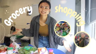 Grocery Shopping in London ll Low waste, vegan, student on a budget