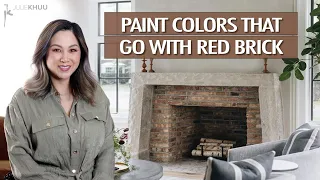 BEST PAINT COLORS THAT GO WITH RED BRICK (Modern or Traditional, so many options!)