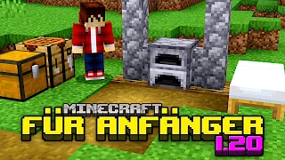 Wie beginnt man Minecraft ? | Minecraft für Anfänger 1.20 | LarsLP