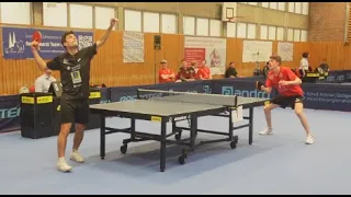 Deutschlands BESTER AntiSpin Spieler Vs  U19 Vizemeister C.Mühlbach(2273TTR) : L.Ullmann(2220TTR)