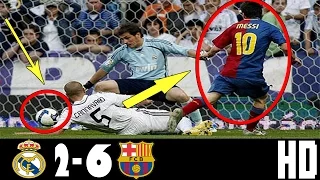 Real Madrid vs FC Barcelona 2-6 (Liga BBVA) - All Goals & Extended Highlights 03/05/2009 HD