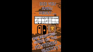 Random Enter The Gungeon Facts - Infuriating Notes on Nintendo Switch #shorts