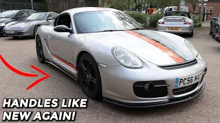 PORSCHE CAYMAN FULL SUSPENSION REFRESH WITH COILOVERS