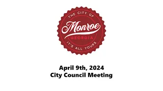 (2024) 04-9-City Council Meeting