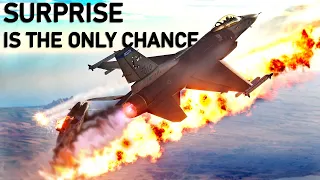 F-16 Viper vs F/A-18 Hornet FOX 2 Dogfight | DCS World