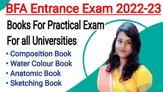 BFA Books for Practical Entrance Exam| For all Universities |