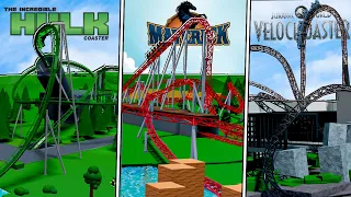Theme Park Tycoon 2 but I’m Building REAL LIFE Coasters…