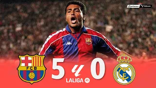 Barcelona 5 x 0 Real Madrid (Romário Hat-Trick) ● La Liga 93/94 Extended Goals & Highlights HD