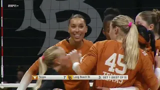 #1 Texas vs Long Beach State | NCAA Women Volleyball 25/08/2023