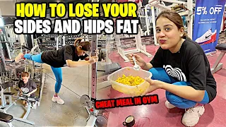 How To Lose Your Sides And Hips Fat Quick 😱 Gym Mai CHeat Meal Kha Le 😰