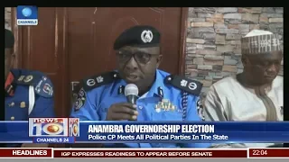 Police Boss Seeks Citizens Support For Free & Fair Anambra Polls Pt 1 | News@10 |