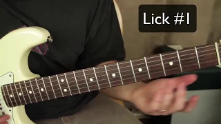 Learn 3 Guitar Licks in 3 Minutes!