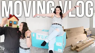 MOVING VLOG #8 | Getting our KEYS & Moving To Our NEW HOME 🔑 🏡