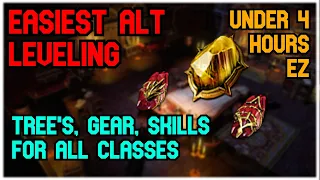 3.15 - BEST WAY TO LEVEL ALTS AND 2ND CHARECTERS - Super EZ under 4 hour leveling on any class!