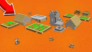 ПОЧЕМУ МОЮ ДЕРЕВНЮ ЖИТЕЛЕЙ ЗАТОПИЛО ЛАВОЙ В МАЙНКРАФТ Топовский Minecraft