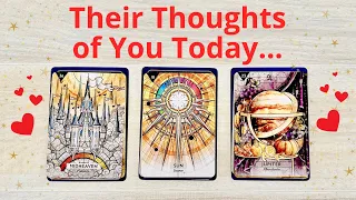 🦋WHAT ARE THEY THINKING ABOUT YOU NOW? 💐 PICK A CARD 💋 LOVE TAROT READING 👫 TWIN FLAMES 🌹SOULMATES