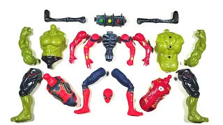 Merakit Mainan Iron-man Vs Spider-man Vs Hulk Smash Vs Siren Head - Avengers