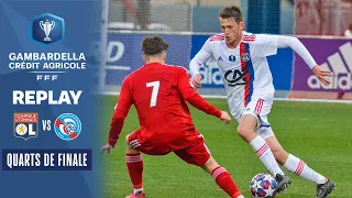 Quarts : Olympique Lyonnais-RC Strasbourg U18 en replay I Coupe Gambardella-CA 2021-2022