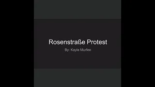 The Rosenstrasse Protest