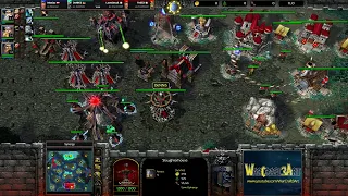 Maniac(HU) DeNNiS(UD) vs FedEX(ORC) LoveStruck(HU) - Warcraft 3: Classic - RN6272