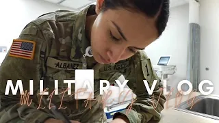 MILITARY VLOG | early wakeup, pt, duties of a combat medic, active duty army & more