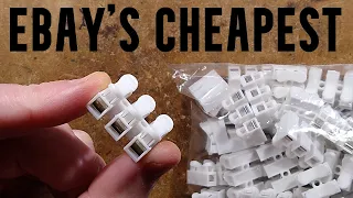 eBay's cheapest wire push-connectors (Not for house wiring!)